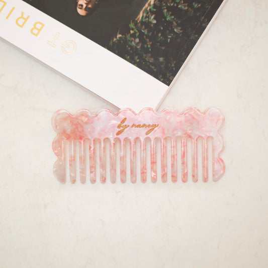 By Nancy Signature Comb - Rosé Marble